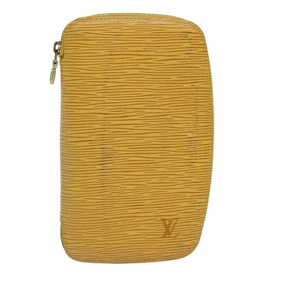 LOUIS VUITTON Epi Agenda Geode Travel Case Yellow - Picture 1 of 16